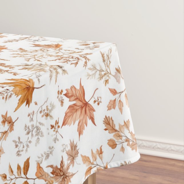 Nappe Fall Autumn Leaves Table Cloth Thanksgiving Decor (In Situ)