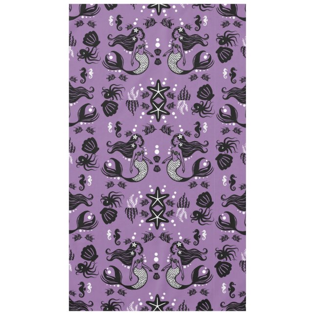Nappe Fantaisie de Sirène Violette (Devant)