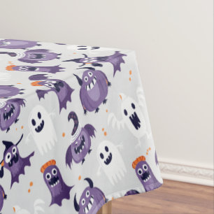 Nappe Fantômes et monstres d'Halloween Patttern