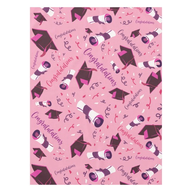 Nappe Félicitations d'obtention de diplôme (Devant)