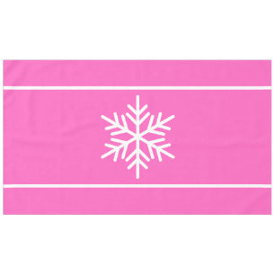 Nappe Festif Candy rose nordique blanc Stripes