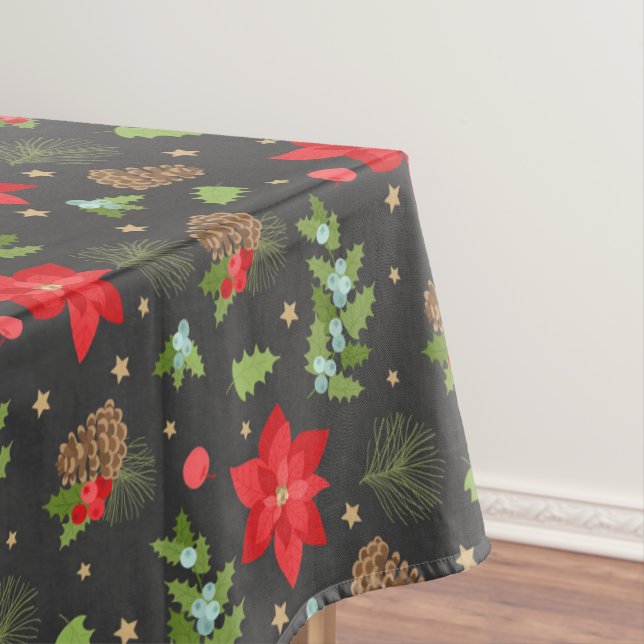 Nappe Festive vacances Poinsettia (In Situ)