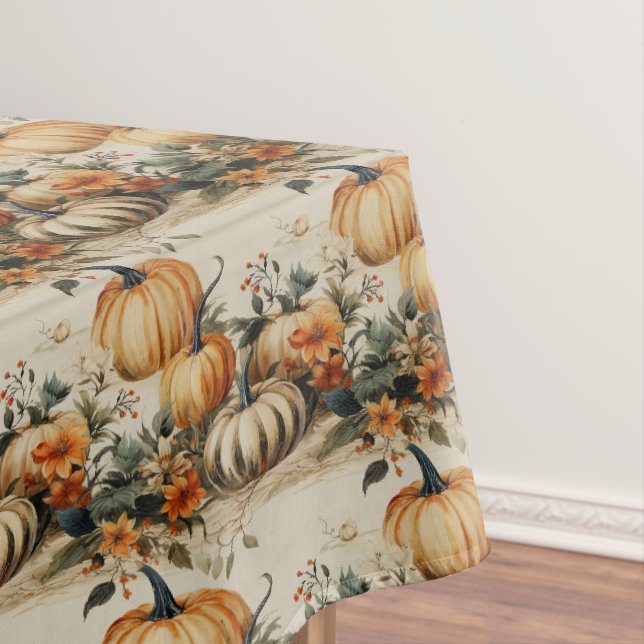 Nappe Fête citrouille Thanksgiving Automne No2 (In Situ)