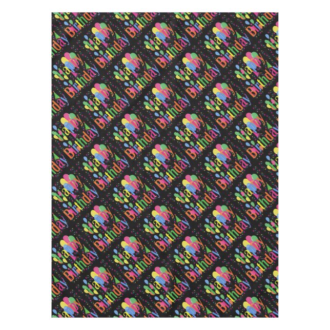 Nappe fête d'anniversaire (Devant)