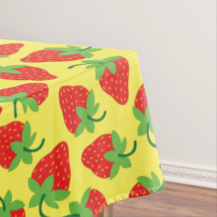 Nappe Fête d'anniversaire de fraises