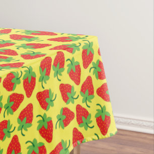 Nappe Fête d'anniversaire de fraises