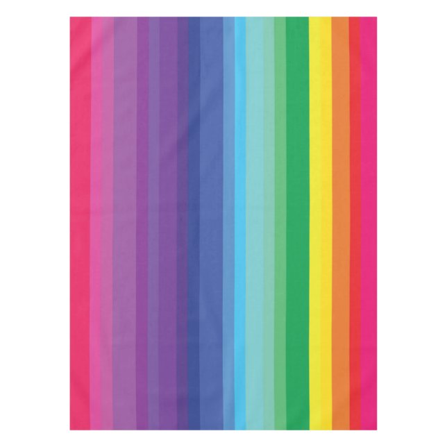 Nappe Fête d'anniversaire Mod Arc-en-ciel 1ère année (Devant)