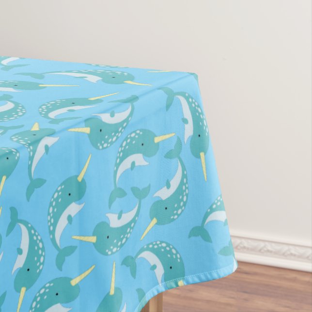 Nappe Fête d'anniversaire Narwhal (In Situ)