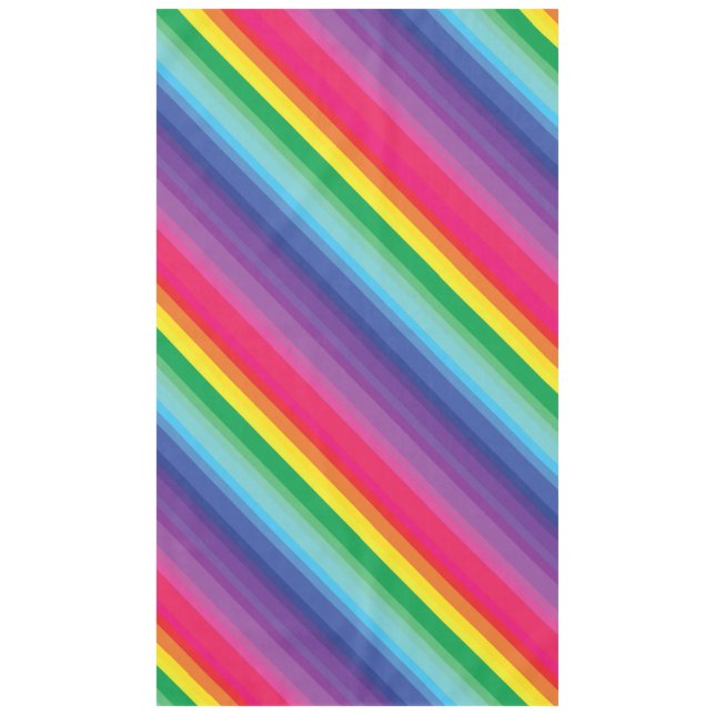 Nappe Fête d'anniversaire Rainbow (Devant)