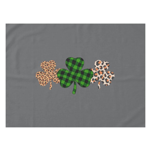 Nappe Fête de la Saint-Patrick Chanceux Irlandais Vert C (Devant (Horizontal))