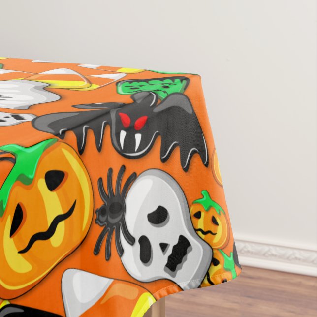 Nappe Fête des Candies Éffrayantes d'Halloween (In Situ)