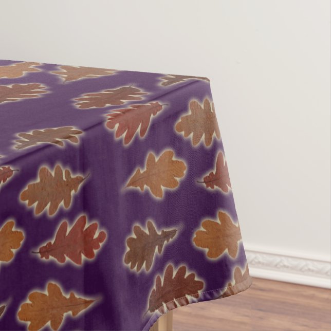 Nappe Feuille d'automne avec la lueur sur la couleur (In Situ)