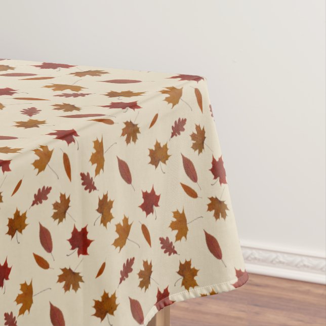 Nappe Feuille d'automne photographique sur la couleur (In Situ)