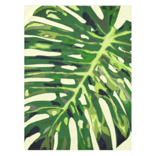 Nappe Feuille de monstère tropicale