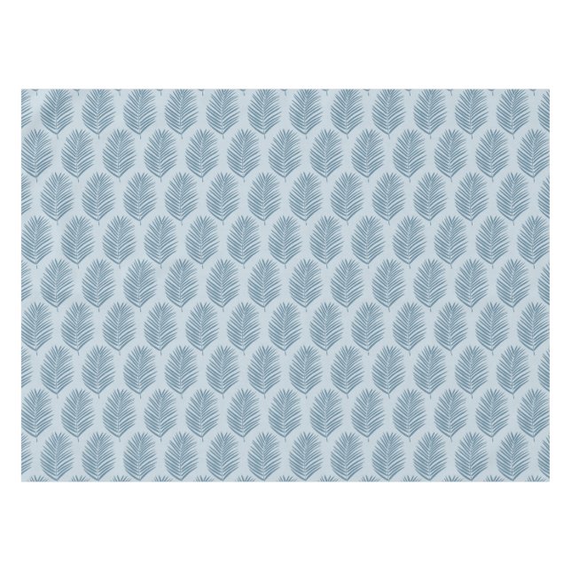 Nappe Feuille de palmier bleu clair (Devant (Horizontal))