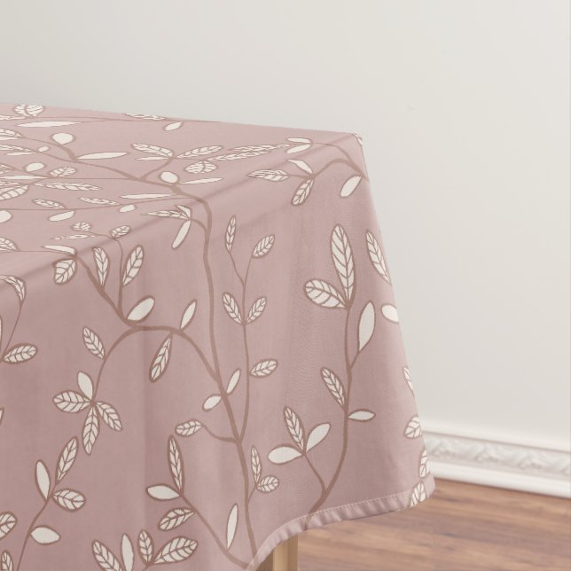 Nappe Feuille Ligne Étalée Rose Poussiéreuse Argile Douc (In Situ)