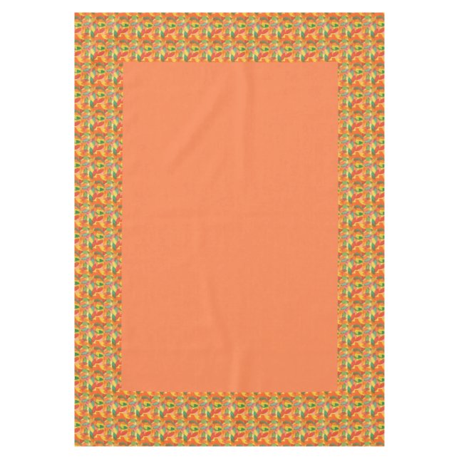 Nappe Feuilles Abstraits Thanksgiving (Devant)