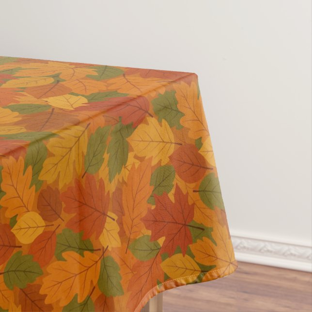 Nappe Feuilles classiques d'automne à motifs (In Situ)