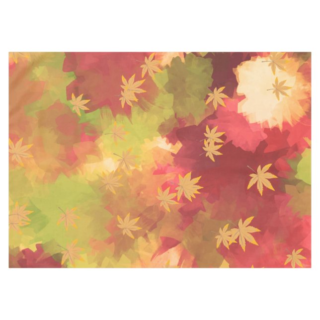 Nappe Feuilles d'automne d'Artsy (Devant (Horizontal))