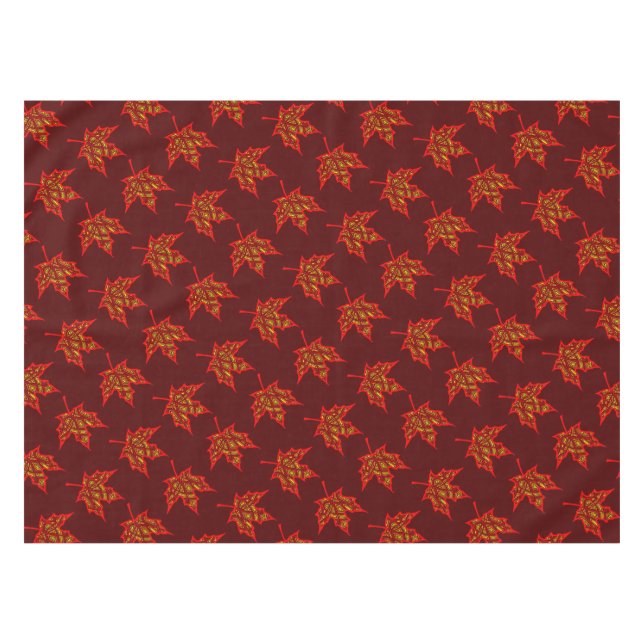 Nappe Feuilles de feu (Devant (Horizontal))