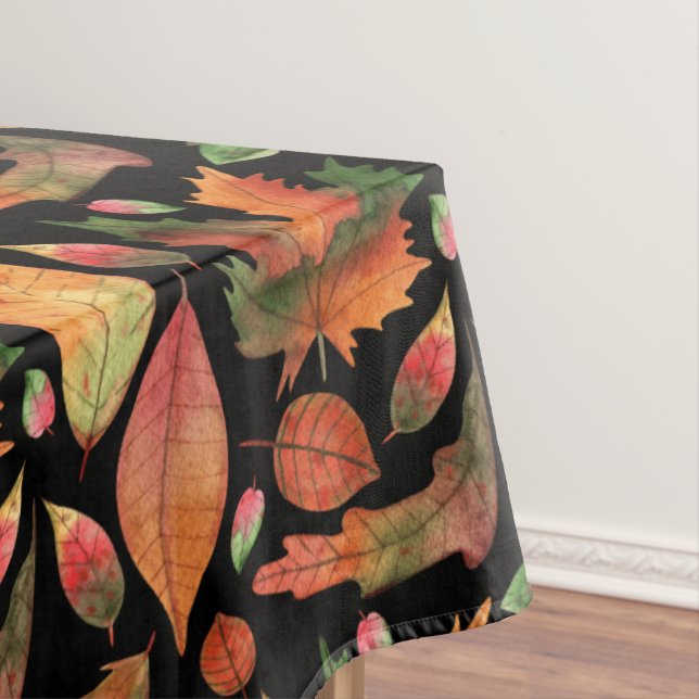 Nappe Feuilles de terre d'automne aléatoire (In Situ)