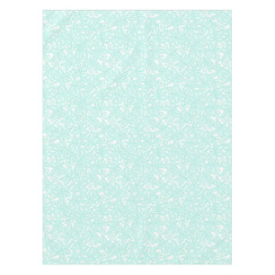 Nappe Feuilles en dentelle vert clair fleurie sans parfu