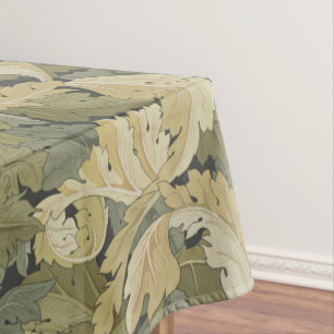 Nappe Feuilles et tendres de William Morris Gold & Green