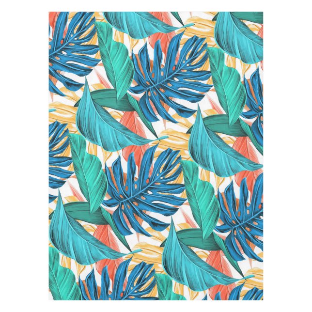 Nappe Feuilles Tropicales Exotiques (Devant)