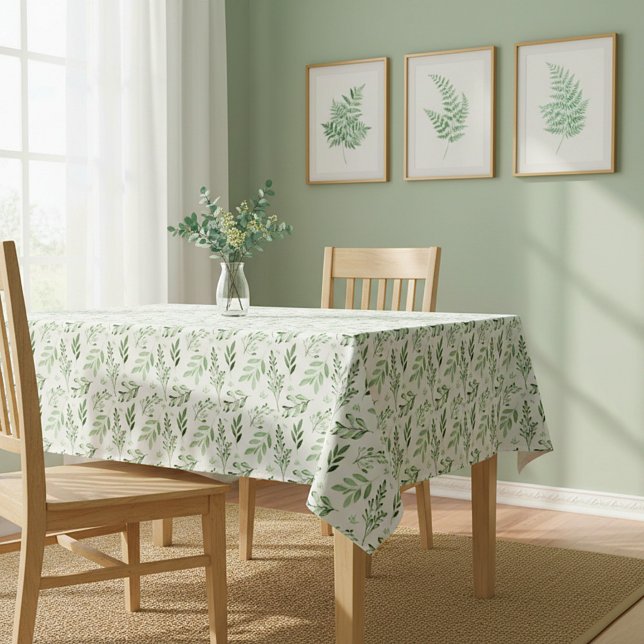 Nappe Feuilles vertes  (Créateur téléchargé)