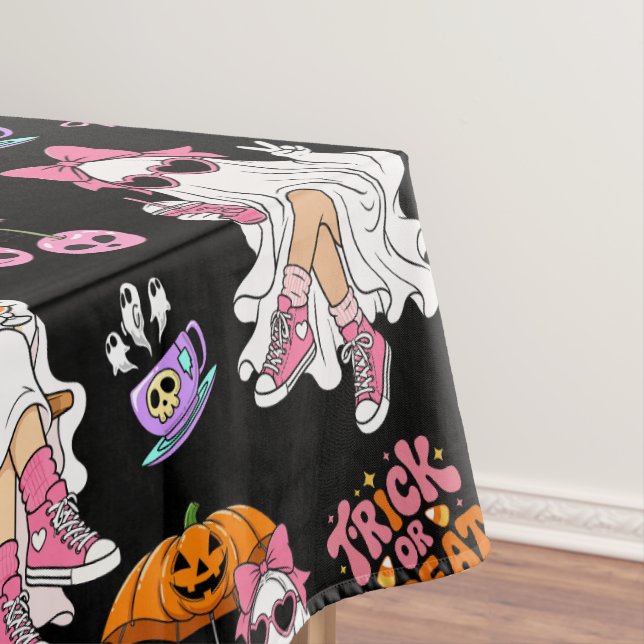 Nappe Fille fantôme rose Halloween Mignonne Épouvantable (In Situ)