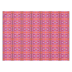 Nappe fille puissance courbe plaid répétition motif napp
