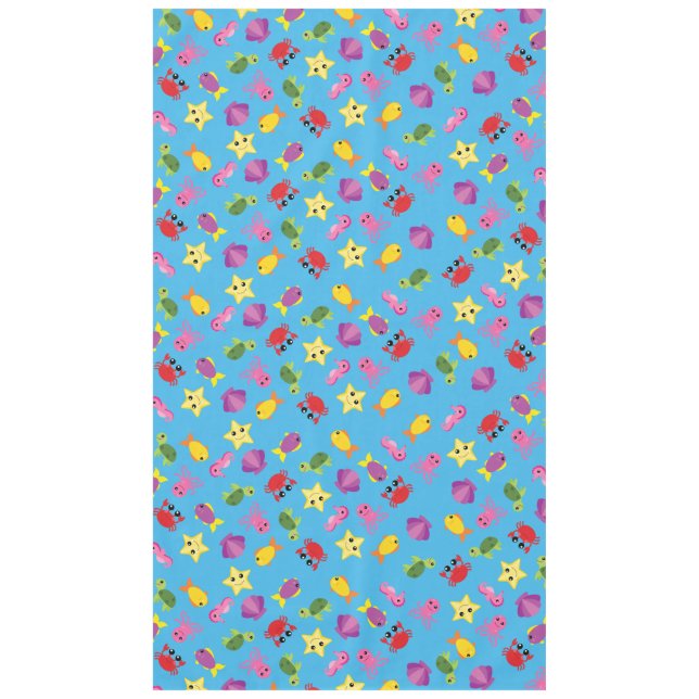 Nappe Fish Sea Ocean Aquarium d'anniversaire pour enfant (Devant)