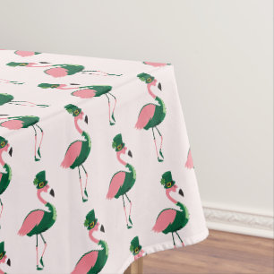 Nappe Flamant rose Animal rose Saint Patrick
