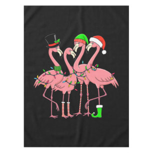 Nappe Flamant rose Joyeux Noël Drôle Flamant rose Lover