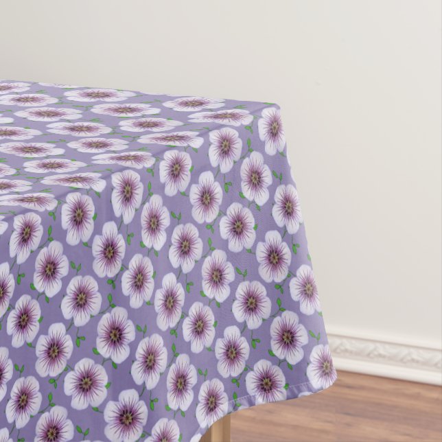 Nappe Fleur bleu-clair botanique de géranium sur toute (In Situ)