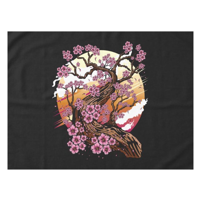 Nappe Fleur de cerisier sauvage (Devant (Horizontal))