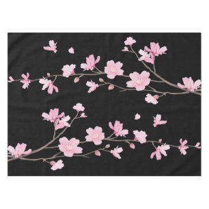 Nappe Fleur de cerisiers - Noir