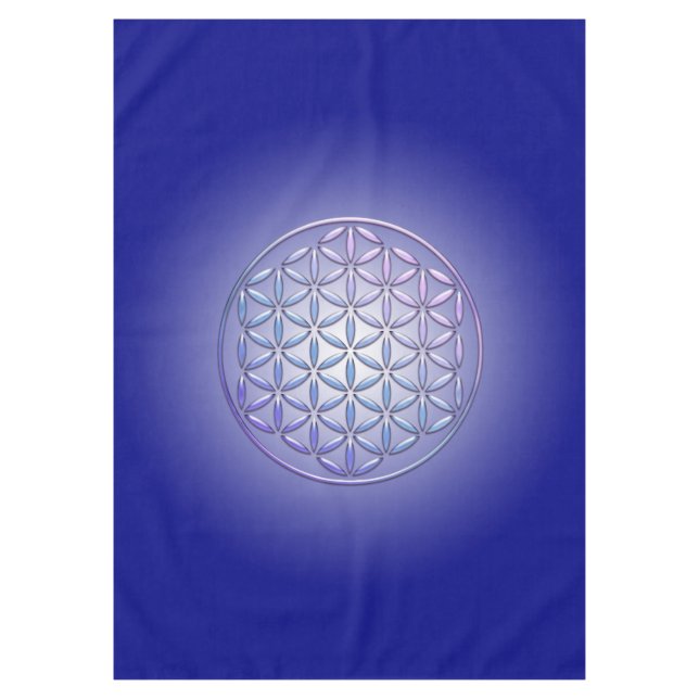 Nappe Fleur de la vie / Blume des Lebens - lueur violett (Devant)