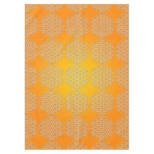 Nappe Fleur de la vie / Blume des Lebens - timbre blanc