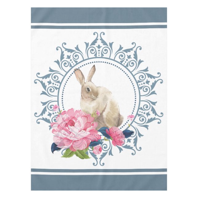 Nappe Fleur de lapin de Pâques (Devant)