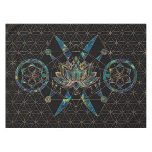 Nappe Fleur de lotus - Géométrie sacrée