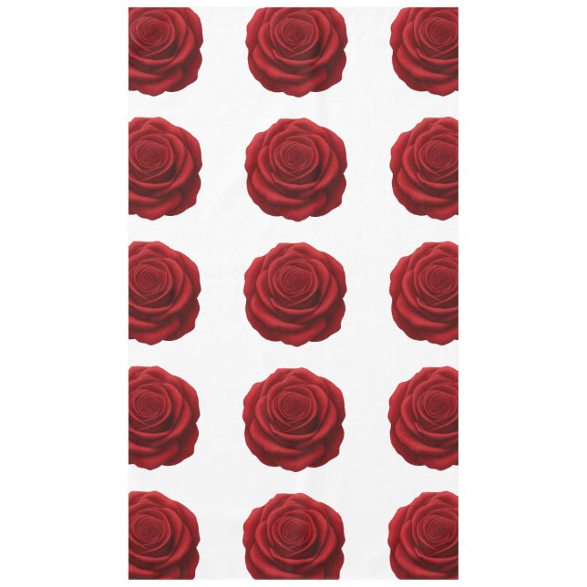 Nappe - Fleur de Rose Rouge (Devant)