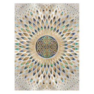Nappe Fleur de vie - Abalone Shell et Pearl
