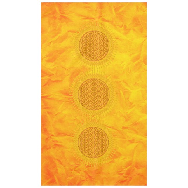 Nappe Fleur de vie / Blume des Lebens - ensoleillé (Devant)