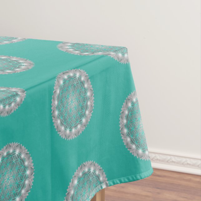 Nappe FLEUR DE VIE - Géométrie sacrée Lumière 2 (In Situ)