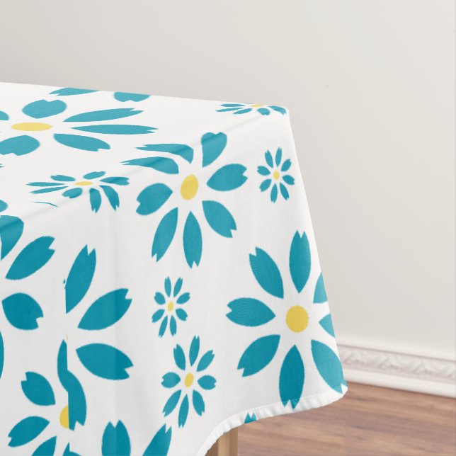 Nappe Fleur marguerite contemporaine moderne Initiale (In Situ)
