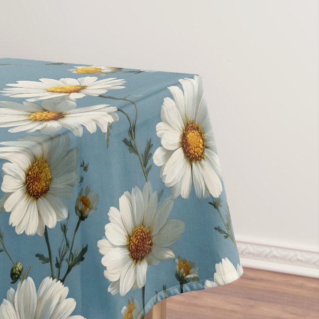 Nappe Fleur marguerite en bleu incomparable (In Situ)