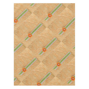 Nappe Fleur orange et base