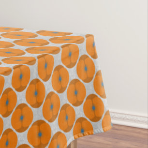Nappe Fleur orange texturée florale minimaliste audacieu