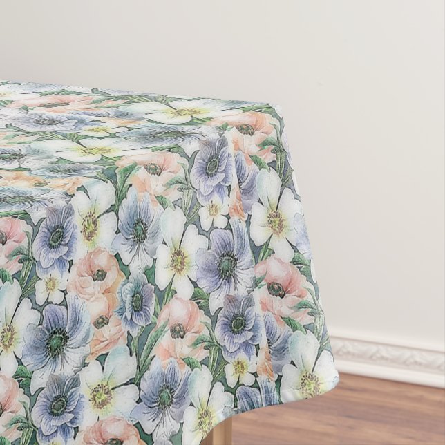 Nappe Fleur pastel aquarelle douce  (In Situ)